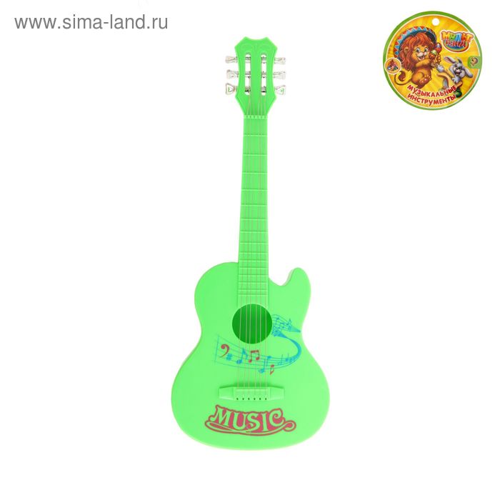 Музыкальная игрушка гитара «Классика», МИКС - Фото 1