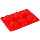 Форма силиконовая для выпечки «Зодиак», 22,5×16,5×2,5 см, 6 ячеек - Фото 2