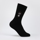 Носки мужские, цвет чёрный, размер 25 - фото 8567191