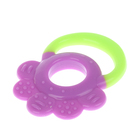 Прорезыватель силиконовый «Цветочек», цвет фиолетовый - Фото 2