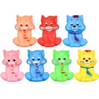 Резиновая игрушка для ванны «Котик», с пищалкой, 1 шт., МИКС - Фото 2