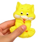 Резиновая игрушка для ванны «Котик», с пищалкой, 1 шт., МИКС - Фото 3