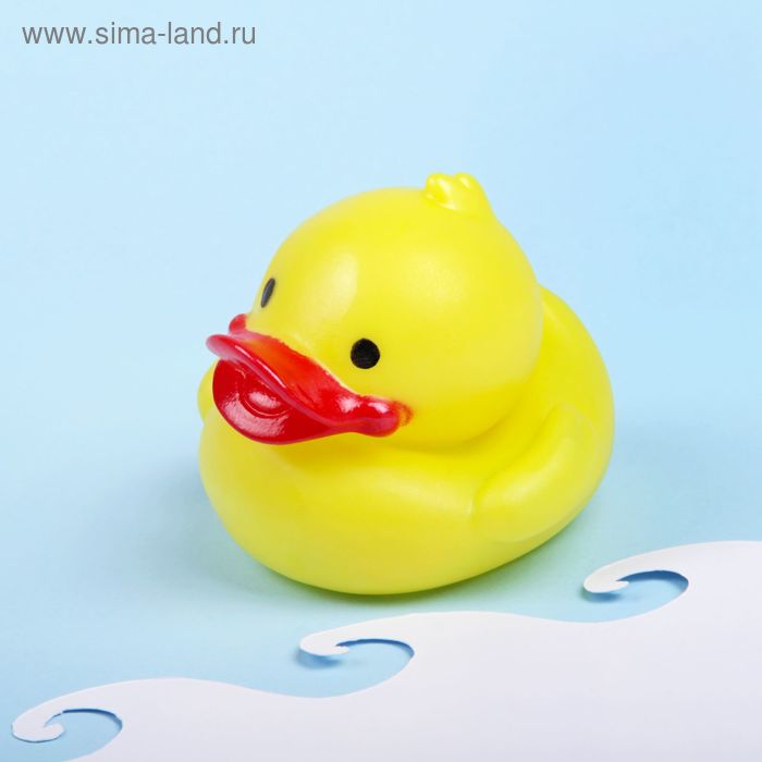 Игрушка для ванны «Утка», с пищалкой, цвет МИКС - Фото 1