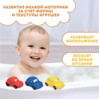 Резиновая игрушка для ванны «Машинка», 8 см, с пищалкой, цвет МИКС, Крошка Я - Фото 2