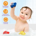 Резиновая игрушка для ванны Крошка Я «Машинка», 8 см, с пищалкой, МИКС - Фото 4