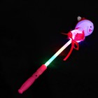 Палочка световая "Снеговик", цвет красный - Фото 3