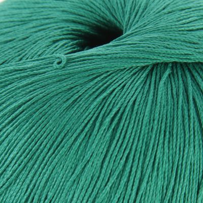 Пряжа "Астра" 100% мерсеризованный хлопок 610м/100гр (2286, зеленый луг)
