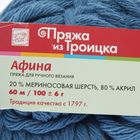 Пряжа "Афина" 20% мериносовая шерсть, 80% акрил 60м/100гр (3678, светло-джинс.) - Фото 3