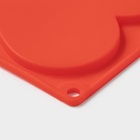 Форма для шоколада 3D Доляна «Сердце», силикон, 17×29 см, 6 ячеек (8.5×6.2 см), МИКС - Фото 4