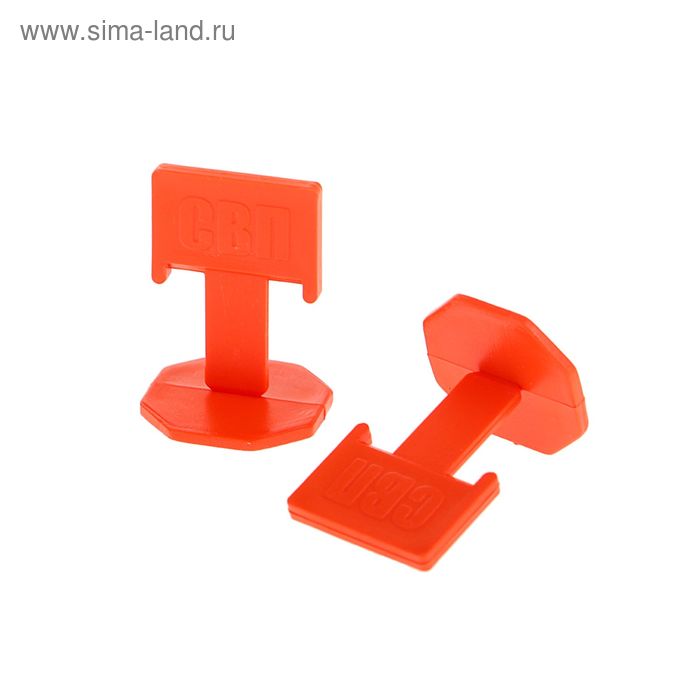 Зажим для выравнивания плитки ЛОМ, 1.4 мм, в упаковке 100 шт. - Фото 1