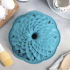 Форма для выпечки Доляна «Хризантема», силикон, 22×7.5 см, цвет МИКС - Фото 2