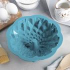 Форма для выпечки Доляна «Хризантема», силикон, 22×7.5 см, цвет МИКС - Фото 3