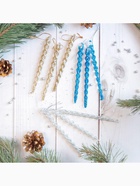 Ёлочные игрушки набор 8 шт. «Сосулька - серпантин» 12.5 см, МИКС - Фото 3