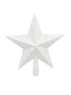 Звезда на ёлку (верхушка) млечный путь, 22×22 см, белый - Фото 2