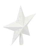Звезда на ёлку (верхушка) млечный путь, 22×22 см, белый - Фото 4