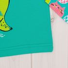 Пижама для девочки (фуфайка, брюки) "Медведь охи-ох", рост 110-116 см (30) цвет изумрудный Р   25897 - Фото 5