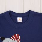 Пижама  для мальчика (фуфайка, брюки)  "Сонные мышки", рост 110-116 см (30) цвет синий/серый   25897 - Фото 2