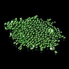 Перламутровые бульонки/кристаллы для декора, цвет зелёный - Фото 1
