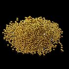 Перламутровые бульонки-кристаллы для декора ногтей, цвет золотистый - Фото 1