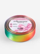 Лента атласная «Радуга», 25 мм, 18±1 м, разноцветная - Фото 4