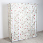 Шкаф для одежды «Розы», 130×45×175 см, цвет белый - Фото 1