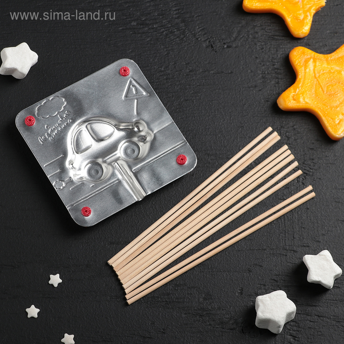 Набор для приготовления леденцов и мармелада «Машинка», цвет МИКС - Фото 1