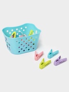 Прищепки для белья в синей корзинке Доляна, 6 см, 20 шт., МИКС - Фото 7