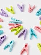 Прищепки для белья в синей корзинке Доляна, 6 см, 20 шт., МИКС - Фото 3