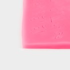 Молд для заливки «Алфавит русский. Пропись», силикон, 66 ячеек, 23.5×10 см, розовый - Фото 3