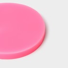 Силиконовый молд «Снежинки», d=9,5 см, цвет розовый - Фото 4