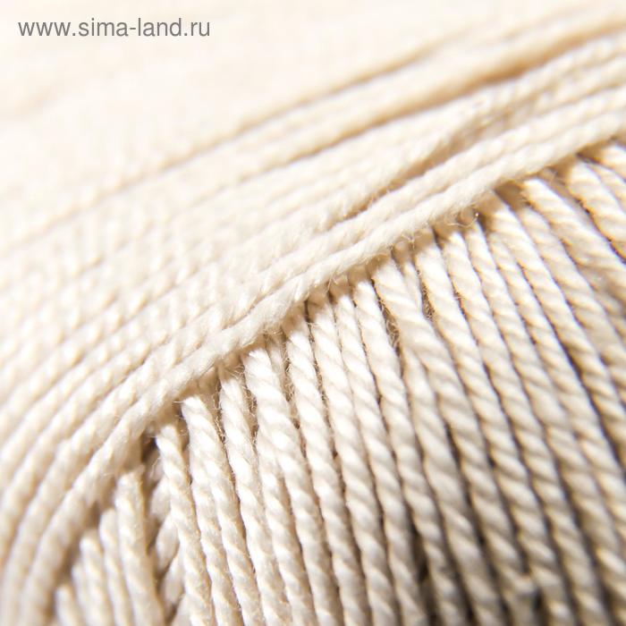 

Пряжа "Ажурная" 100% мерсеризованный хлопок 280м/50гр (181-Жемчуг)