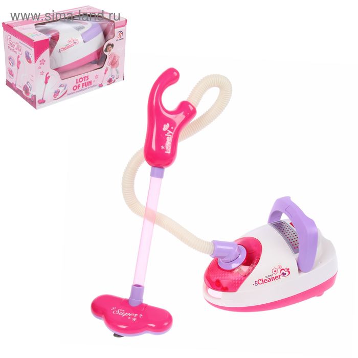Бытовая техника пылесос «Розовая мечта-1», световые и звуковые эффекты - Фото 1