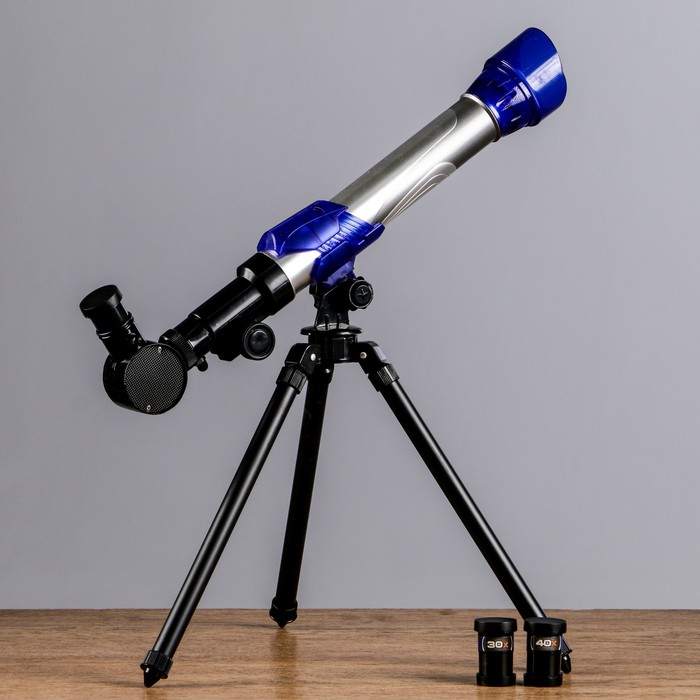 телескоп настольный 20х,30х,40x, 170мм C2131, микс цвет - фото 1884790591