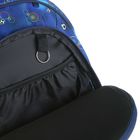 Рюкзак школьный эргономичная спинка для мальчиков Herlitz 43*30*18 см, Bliss Soccer, синий - Фото 5
