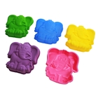 Форма силиконовая для выпечки Доляна «Слон», 20×19 см, цвет МИКС - Фото 1