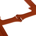 Ограждение декоративное, 33 × 267 см, 7 секций, пластик, терракотовое, «Роскошный сад» - Фото 5