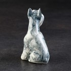 Статуэтка фарфоровая "Миттельшнауцер серый", 8 см, авторская роспись - Фото 4
