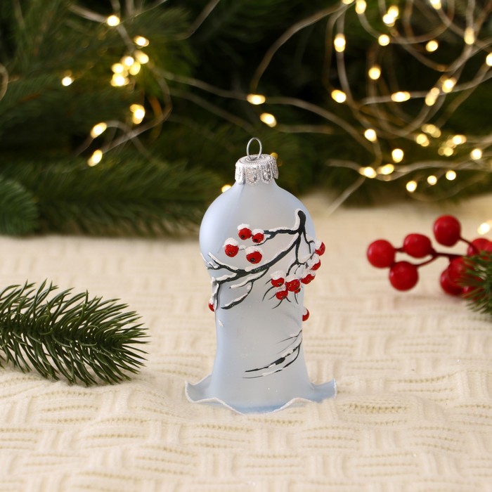 Ёлочная игрушка «Рябинка», h=12 см, МИКС - Фото 1