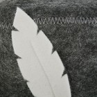 Шапка для бани и сауны «Охотничья», полиэфир 70%, шерсть 30%, серая, «Добропаровъ» - Фото 2