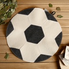 Коврик - сидушка для бани и сауны «Мяч», 45×45 см, 70% полиэфир, 30% шерсть, «Добропаровъ» - фото 60074652