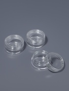 Набор баночек для мелочей, d=3×1.5 см, 5 мл, 3 шт., прозрачный - Фото 2