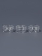 Набор баночек для мелочей, d=3×1.5 см, 5 мл, 3 шт., прозрачный - Фото 4