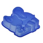 Форма силиконовая для выпечки «Слоник», 13×12 см, цвет МИКС - Фото 1