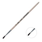 Кисть для рисования, пони, № 2, Calligrata, круглая, деревянная ручка - Фото 4