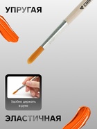 Кисть для рисования, синтетика, № 4, Calligrata, круглая, деревянная ручка - Фото 2