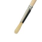 Кисть Щетина круглая № 4 (диаметр обоймы 4 мм; длина волоса 18 мм), деревянная ручка, Calligrata - фото 8331797
