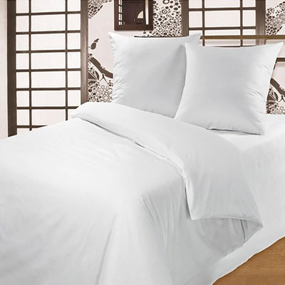 Простыня 1.5сп 150×215 см, бязь 100% хлопок отбеленная 140 г/м²