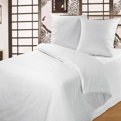 Пододеяльник евро «Атра», 200×220 см, белый, бязь