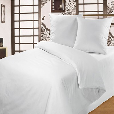 Комплект наволочек «Атра», 50×70+3 см, 2 шт., белый, бязь, хлопок 100%