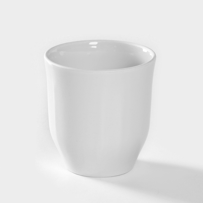 Стакан Добрушский завод «Бельё», 250 мл, фарфор, белый - Фото 1